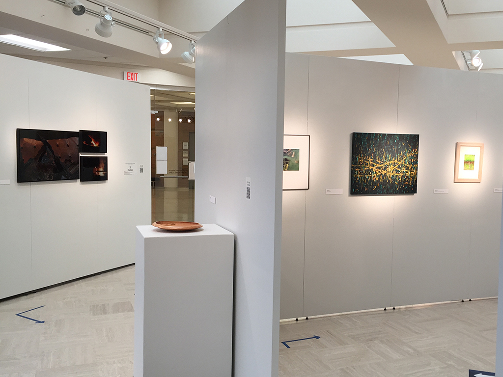 looking north from outside window wall